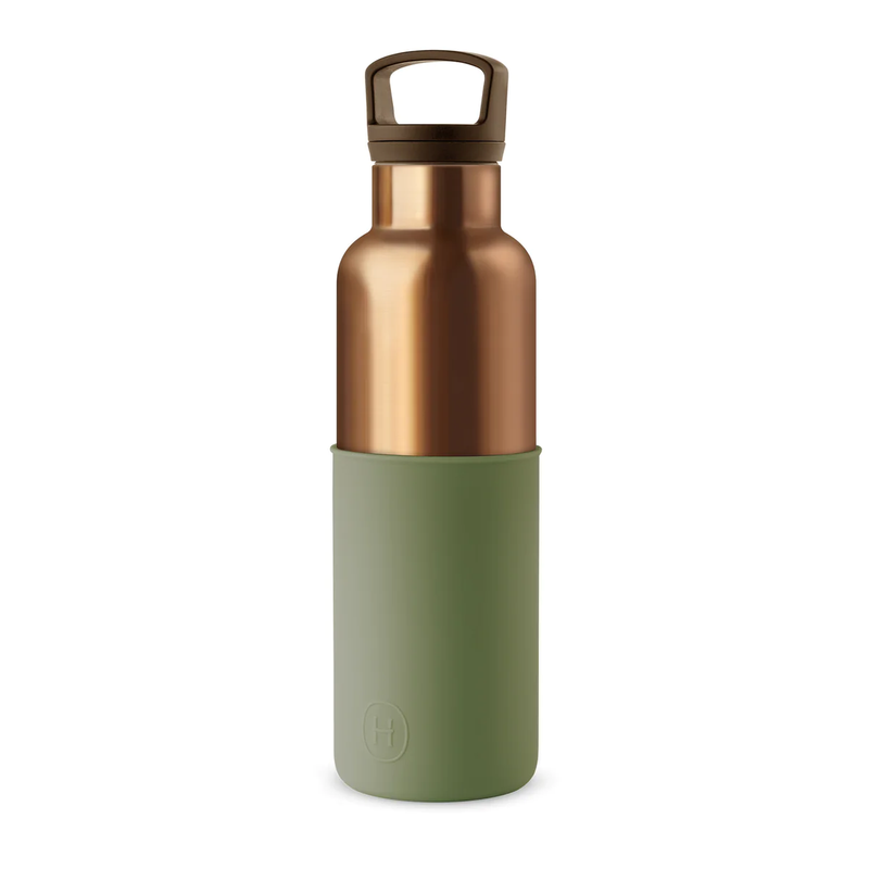 HYDY Vacuum Insulated Thermal Water Bottle 20 oz - BPA Free Stainless Steel - Eco Friendly - Ideal for Exercise, The Office and Travel - Modern