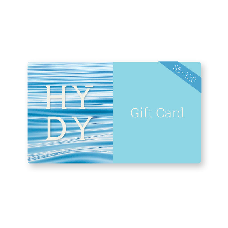 HYDY Gift Card $5~$120, HYDY - Water bottles, 18/8 (304) Stainless Steel, BPA Free, Reusable