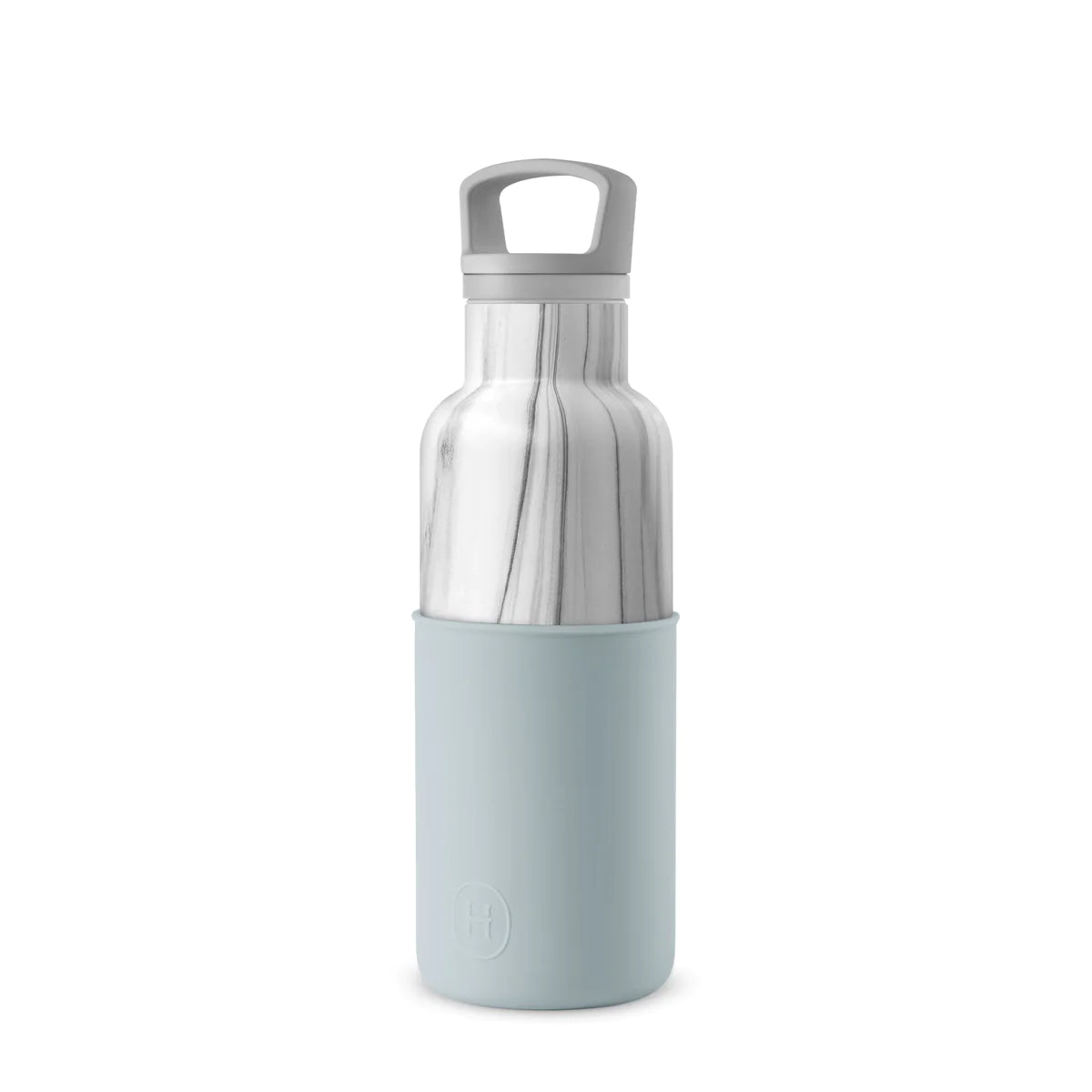 24 oz Marble Water Bottle Stainless Steel with Straw 4 Lids